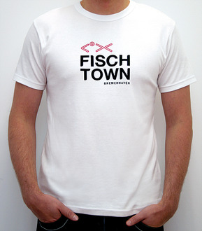 T-Shirt „Fischtown“, Größe M